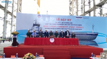 Lễ Đặt ky - Tàu số 1, Dự án đóng mới Loạt tàu Combi Freighter 3850 cho Tập đoàn Damen